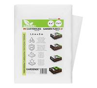 GARDENIX® 8 m² Polaire de Protection Contre Le Froid en Non-tissé, protège Contre Les gelées printanières, stabilisation UV (1,6m x 5m)