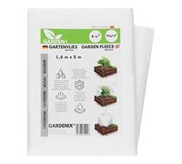GARDENIX® 8 m² Polaire de Protection Contre Le Froid en Non-tissé résistant aux déchirures, épaisseur : 50 g/m² (1,6m x 5m)