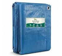GARDENIX Bâche de Protection Multi-usages Bleu 60 g/m² (6 m x 10 m)