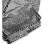 GARDENIX Bâche de Protection Multi-usages Gris 200 g/m² (2 m x 3 m)
