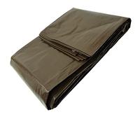 GARDENIX Bâche de Protection Multi-usages Marron 200 g/m² (6 m x 12 m)