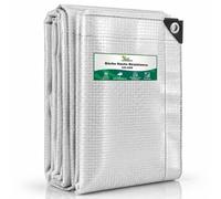GARDENIX Bâche transparente renforcée de 1,5 x 2 m, 100 g/m² | Bâche en polyéthylène imperméable et résistante aux UV - Blanc transparent - Bâche de protection indéchirable pour jardin
