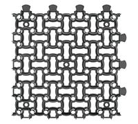 GARDENIX Lot de 16 grilles de pelouse, 50 x 50 cm, 4,00 m², en nid d'abeille, de Parking, de Gazon, de Gravier, no