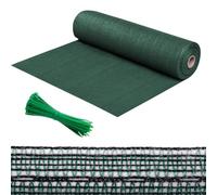 GARDENIX Panneau de clôture, Brise-Vue pour clôture de Jardin et Balustrade de Balcon avec Serre-câbles, 1,8 x 50 m, Vert