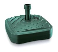 GARDENIX Pied de Parasol carré Vert en Plastique à remplir avec du Sable, de l'eau, des graviers pour Le Jardin, la Plage, la terrasse