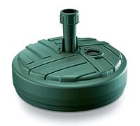 GARDENIX Pied de Parasol Rond Vert en Plastique à remplir avec du Sable, de l'eau, des graviers pour Le Jardin, la Plage, la terrasse
