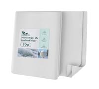 GARDENIX Toison Non-tissée d'hiver pour Plantes - 50 g/m² - 1,1 x 5 m (5,5 m²) - Protection hivernale pour Plantes