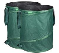 GardenMate 2X Sacs de Jardin Pop-up 160L en Polyester Oxford indéchirable