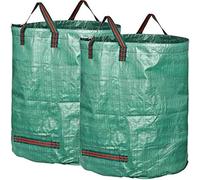 Lot de 2 sacs de jardin indéchirables 500L - GARDENMATE - Vert - Pratiques et résistants