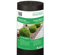 GardenMate Rouleau Toile Anti-Mauvaises Herbes 1x75m en Non tissé 50g/m² - antidéchirure, Anti-UV et perméable à l'eau - 1x75 = 75m²