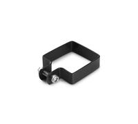 Gardenode Easy Clôture Collier de Fixation carré 80 x 80 mm pour portillon grillagé Noir