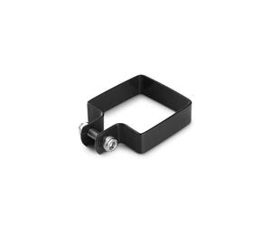 Gardenode Easy Clôture Collier de Fixation carré 80 x 80 mm pour portillon grillagé Noir