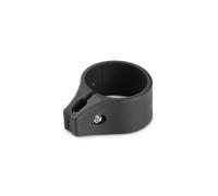 Gardenode Easy Clôture Collier de Fixation Rond PVC 60mm Noir