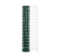 Gardenode Easy Clôture Grillage soudé en Rouleau H1m50 x L20m Vert Fil 2.1mm Maille 100x75 mm Vert