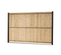 Gardenode Easy clôture Kit d'occultation Lattes Bois pin 8 mm - L 2m50 - H 1m23