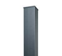 Gardenode Easy Clôture Poteau Aluminium pour Portail et portillon - Hauteur 2m40 - Section poteaux 150 x 150 mm