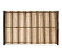 Gardenode Kit d'occultation lattes bois pour panneau grillage rigide maille 55 brise vue brise vent bois ep 8mm 2m50 x H 1m53
