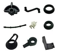 GardenPal Kit de rechange pour Stihl TS410 TS420, compatible avec TS410, 420, comprend un levier de démarrage, un tuyau d'impulsion, un œillet, un couvercle, un connecteur et un support