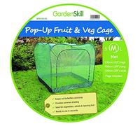 GardenSkill Serre Jardin Filet Anti-Insecte Pop-Up 125x135cm | Tente de Protection pour Plantes, Cultures | Housse pour Jardinière, Potager | Protège des Oiseaux, Pluie, Surchauffe | Porte Zippée