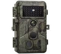 GardePro A3S Caméra de Chasse 64MP 1296P H.264 Vidéo, Vitesse de Dclenchement 0,1s et Angle de Dtection 120°, Jusqu' 30m Camera Chasse Infrarouge Vision Nocturne, No Glow 940nm IR LEDs, IP66