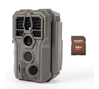 GardePro E5 2.0 Caméra de Chasse (Non Cellulaire, sans WiFi), Livrée avec Carte SD 64GB, Vidéo 4K, Déclenchement 0,1s, Vision Nocturne sans Lueur 30m, Étanche IP66