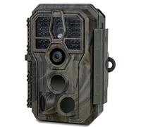 GardePro E5S Camera de Chasse, 64MP 1296P H.264 Vidéo | Camera Chasse Sans Lueur 940 nm, 0,1s Camera Detecteur de Mouvement, Camera Vision Nocturne Animaux, Piege Photographique