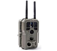 GardePro E8 2.0 Caméra de chasse double antenne Wi-Fi, 64 MP H.264 vidéo 4K, vision nocturne infrarouge 30 m, détecteur de mouvement, caméra d'animaux sauvages, transmission de téléphone portable avec