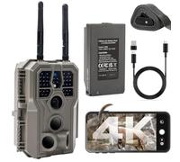 GardePro E8 2.0 Pro 4K Camera de Chasse WiFi, Batterie de 7800 mAh