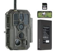 GardePro Caméra de chasse E8P Max – WiFi, 64MP 1296P, Batterie 8000mAh, Carte SD intégrée, No Glow