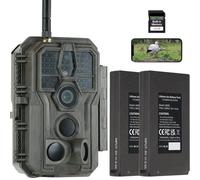 GardePro Pack E8P Max Caméra de Chasse + Batterie Additionnelle L800D Rechargeable