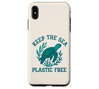Garder la mer sans Plastique Motif Tortue de mer Eco Ocean Earth Day Coque pour iPhone XS Max