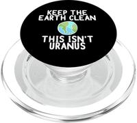Garder LA Terre Propre CE n'est Pas DE L'URANUS Meme PopSockets PopGrip pour MagSafe