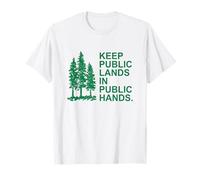 Garder les terres publiques entre les mains publiques Protéger les terres publiques Femmes T-Shirt