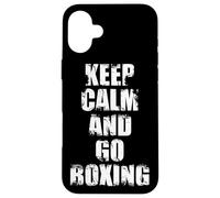 Garder Son Calme et Faire de la Boxe Coque pour iPhone 16 Plus