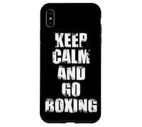 Garder Son Calme et Faire de la Boxe Coque pour iPhone XS Max