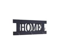 Mendler Garderobe murale HWC-C60 Home, planche vestiaire, style shabby chic, vintage 55x21cm - gris foncé