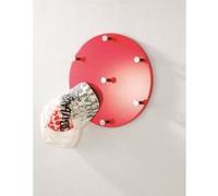 Garderobe Murale Rouge-Chrome-Nickele Multicolore G