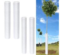Gardes-arbres respirants en polypropylène dur Blanc