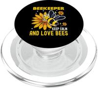 Gardez Calme et Aime Les Abeilles drôles apiculteurs et PopSockets PopGrip pour MagSafe
