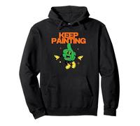Gardez la créativité de la peinture motivante Thumbs Up Artist Sweat à Capuche