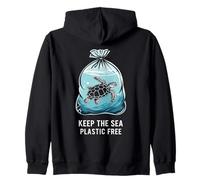 Gardez la mer sans Plastique Journée de la Terre pour Les Sweat à Capuche