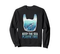 Gardez la mer sans Plastique Journée de la Terre pour Les Sweatshirt