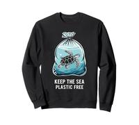 Gardez la mer sans Plastique Journée de la Terre pour Les Sweatshirt
