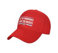 Gardez Les Immigrants, Expulsez Les Racistes, Aucun Être Humain n'est Illégal Casquettes De Baseball Mode Bonnet De Golf Protégeant du Soleil Sunhat pour Homme Femme Extérieur