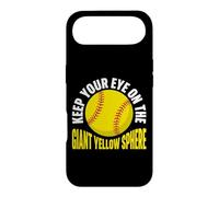 Gardez Un œil sur Le Joueur de Softball géant à sphère Jaune Coque pour iPhone Air