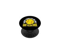 Gardez Un œil sur Le Joueur de Softball géant à sphère Jaune PopSockets PopGrip Adhésif