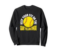 Gardez Un œil sur Le Joueur de Softball géant à sphère Jaune Sweatshirt