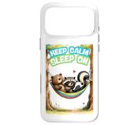 Gardez Un Sommeil Calme sur Une mouffette de Raton Laveur Coque pour iPhone 17 Pro Max