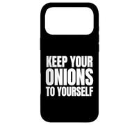 Gardez Vos oignons pour Vous-même Gourou de la Digestion du régime Fodmap Faible Coque pour iPhone 17 Pro Max