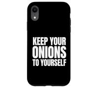 Gardez Vos oignons pour Vous-même Gourou de la Digestion du régime Fodmap Faible Coque pour iPhone XR